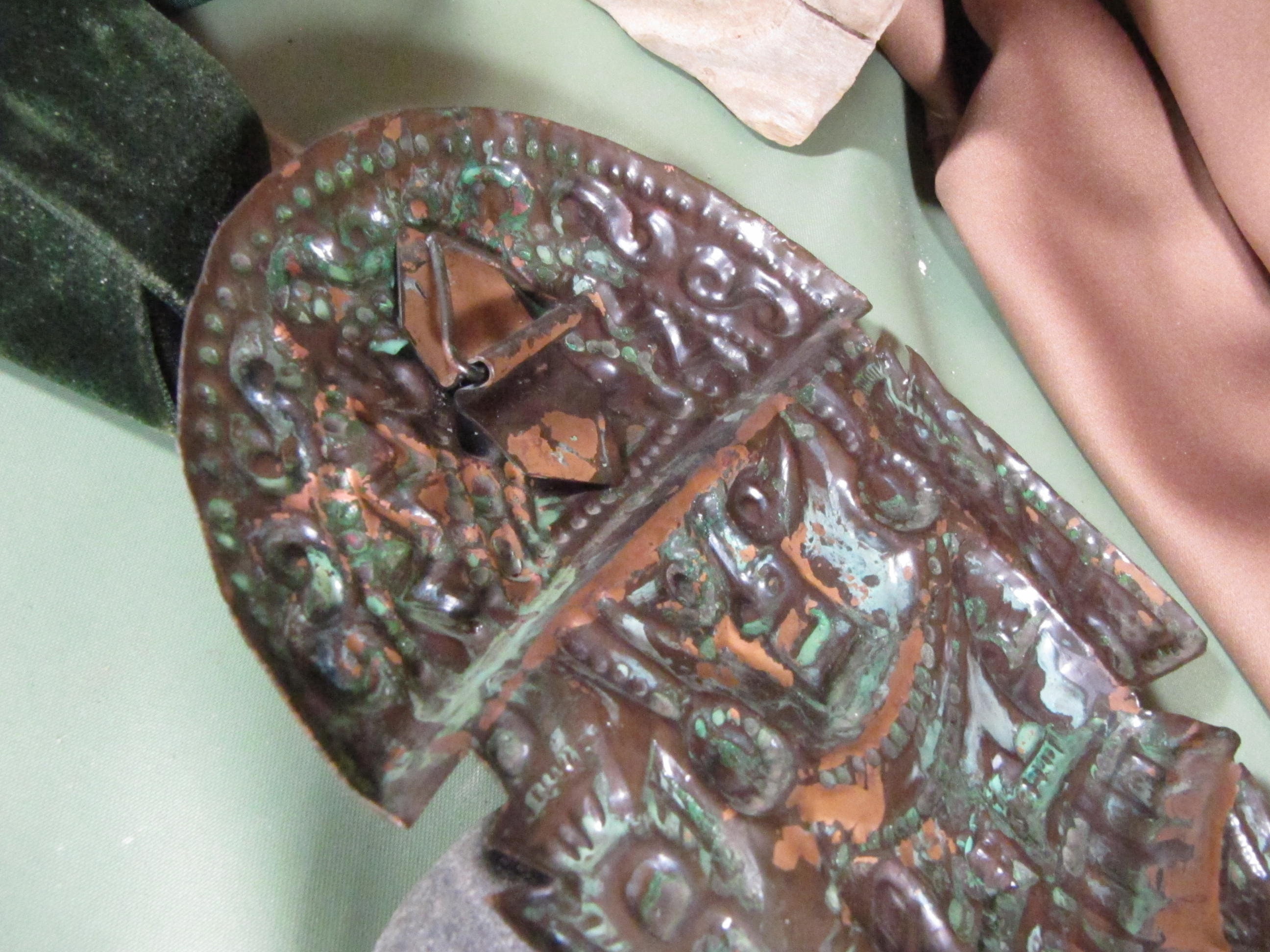 COPPER SILVER AZTEC Image, Aztec Reproduction,mexican Plaque of Copper ...
