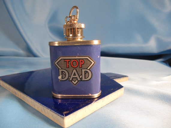 FLASK KEYCHAIN for DAD, One ounce stainless steel… - image 1