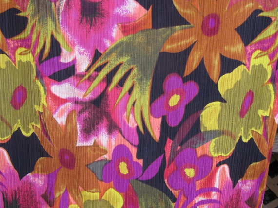 FLORAL SILK DRESS,Silk floral summer silk fabric … - image 1