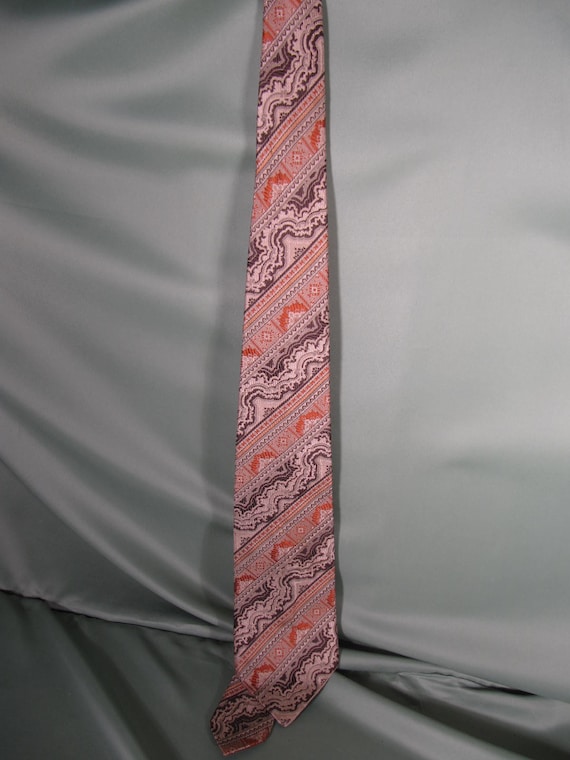 RETRO SWISS SILK Tie,100 percent silk tie, silk ti