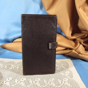 CARTERA DE CUERO MARROQUÍ hecha en Inglaterra, Cartera de viaje grande bi-fold para pasaporte, Cartera grande, Marruecos hecha a mano de cuero muy suave, L