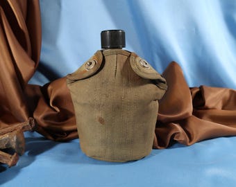 ステンレススチール製ミリタリー水筒 - アンティークヴィンテージ