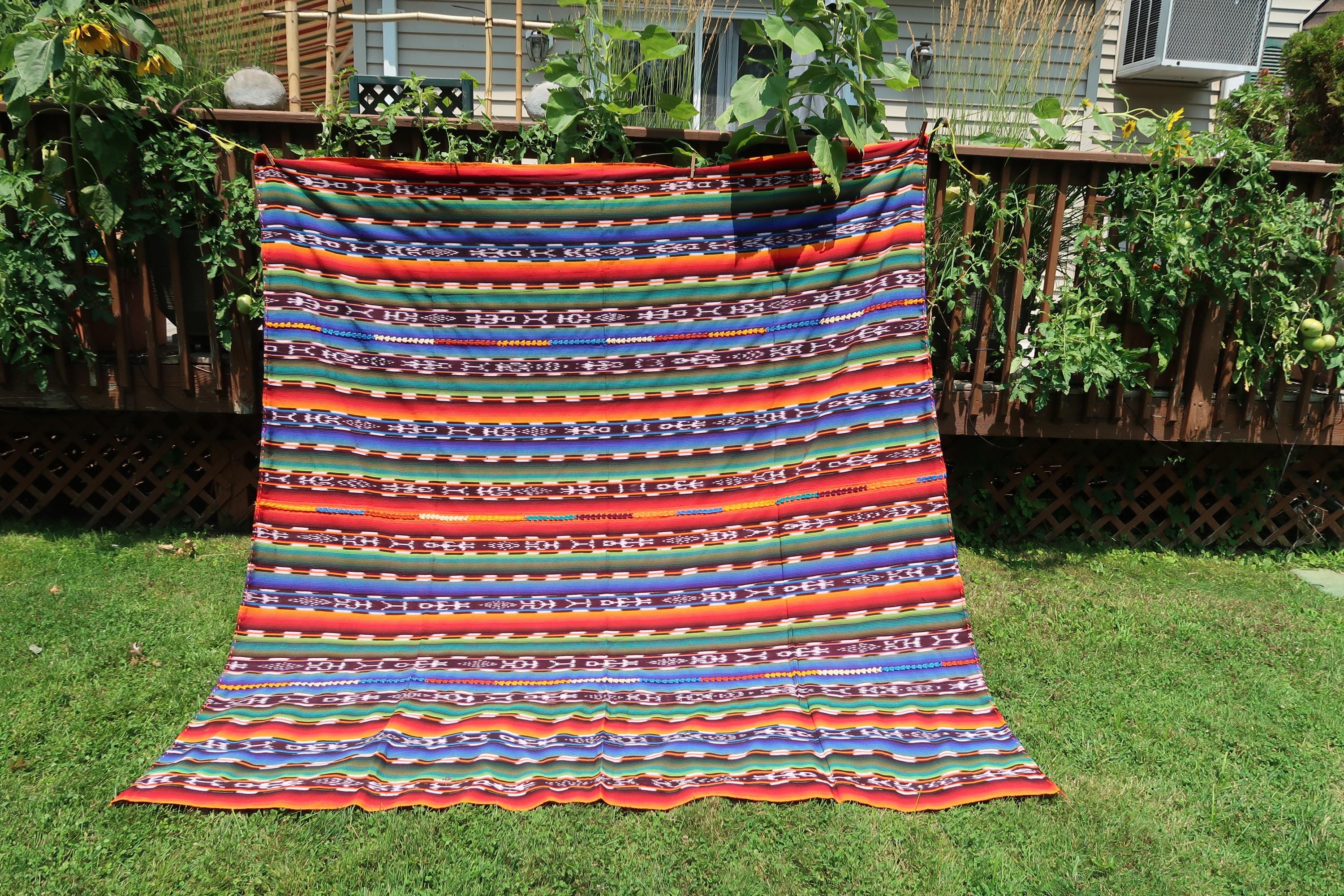 Antique Serape Mexican Blanket - Etsy