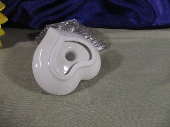 ANTIQUE RING HOLDER, glass ring holder, small rin… - image 3