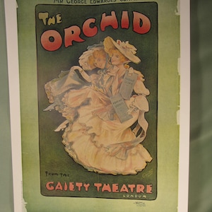 1880 CALENDARIO DE POSTER DE TEATRO, Reproducciones de la Biblioteca Pública de Nueva York de la Colección de Teatro de Artes Escénicas, Cartel de Papel 1890s