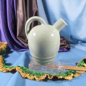 Antique Ceramic Jug With Handle, Vintage Pottery Jug, Mohawk Ceramic Jug With Spout, Primitive Home Decor, Retro Water Jug, Farmhouse Decor