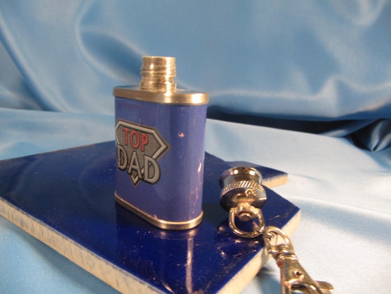 FLASK KEYCHAIN for DAD, One ounce stainless steel… - image 7