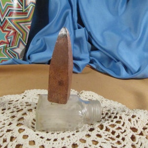 Antique Finial, Copper Plated finial, Decorative Steel Finial Statue, Garden Decor, Vintage Farmhouse Collectible, Accent Finial Statue