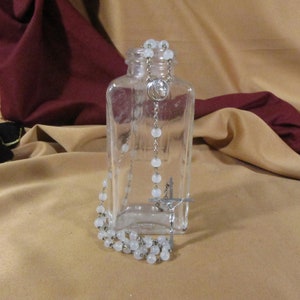 ITALIAN ROSARY BEADS, made in Italy with Blessed Mother Center piece rosary beads made in Italy, Opal glass rosary beads made in Italy