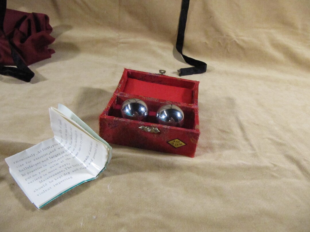 Chinese Stress Balls, Healthy Balls, Cloisone Stress Balls, Vintage