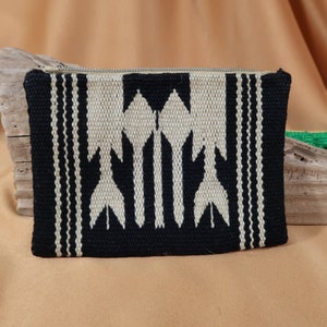 SPANISH SETTLERS New Mexico Pouch, small and lightweight, miniature South Western,Small wool sack for personal sacred objects,mini pou