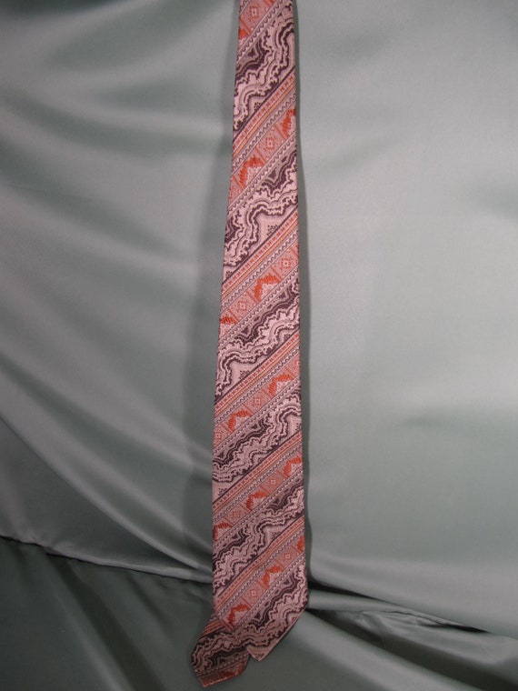 RETRO SWISS SILK Tie,100 percent silk tie, silk t… - image 7