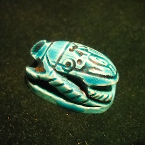 CERAMIC EGYPTIAN SCARAB direct from Egypt