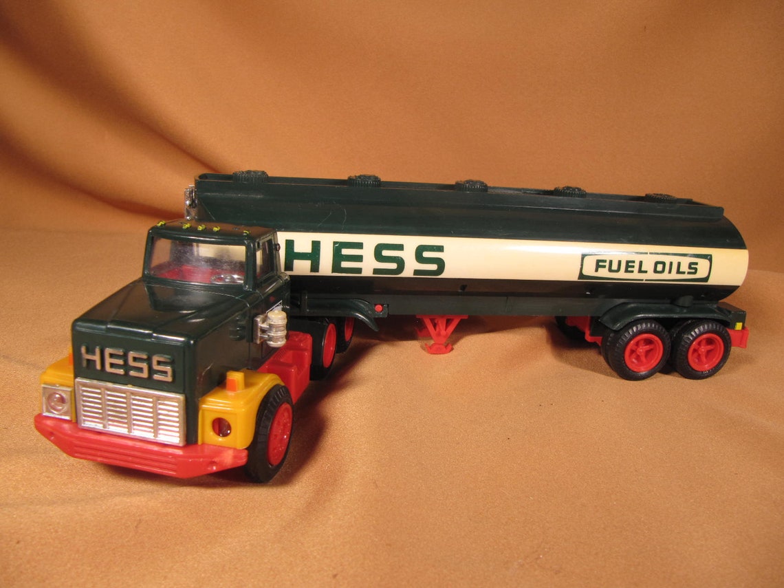 HESS FUEL OIL Truck Made in Hong Kong 1984 Plastic Hess Toy Etsy