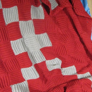 VINTAGE CROCHETED AFGHAN,Handmade Multi-Colored  Throw size Afghan, Handmade, handmade afghan, Vintage Afghan, 38 inch by 64 inch throw