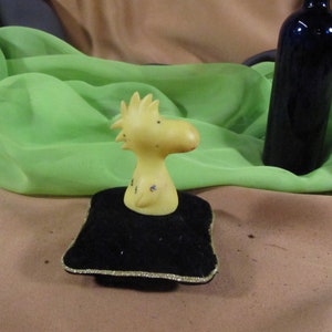 WOODSTOCK PEANUTS GANG Vintage finger puppet, Peanuts Gang Woodstock,Woodstock Peanuts Gang made in Hong Kong. Rubber Woodstock doll figure