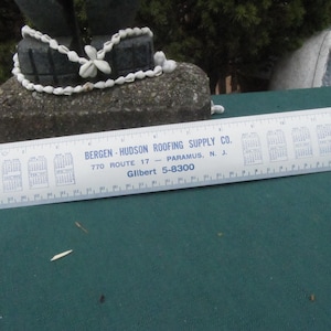 Retro Metal Ruler 1971, Antique Measuring Ruler, Vintage Metal Ruler, Old Measuring Instrument, 12 Inch Metal Ruler, Wall Hanging Ruler