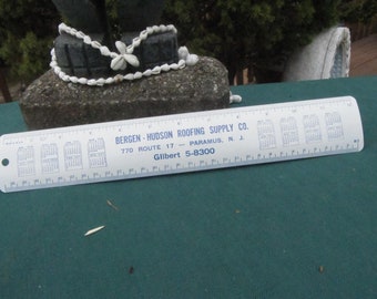 Retro Metal Ruler 1971, Antique Measuring Ruler, Vintage Metal Ruler, Old Measuring Instrument, 12 Inch Metal Ruler, Wall Hanging Ruler