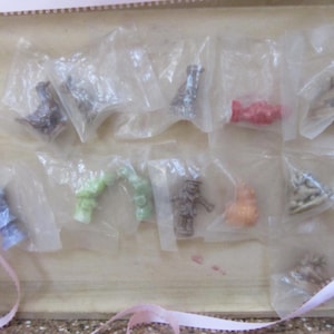 Wade Whoppa, Wades Figures, Wade Figurines Lot, Wrapped Wade Puppies, Vintage Whimsie Figurine, Retro Ornaments,English Ehimsie, Wase Cherub