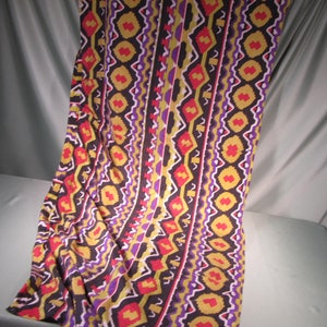 VINTAGE SILK SKIRT,100 percent silk Wraparound skirt,vintage 100 percent silk multi colored ladies skirt,1970 wraparound new old stock skirt