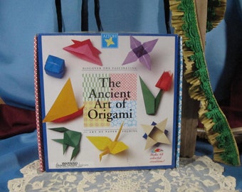 Vintage 1995 Origami Kit: New Old Stock, Paper Folding Art