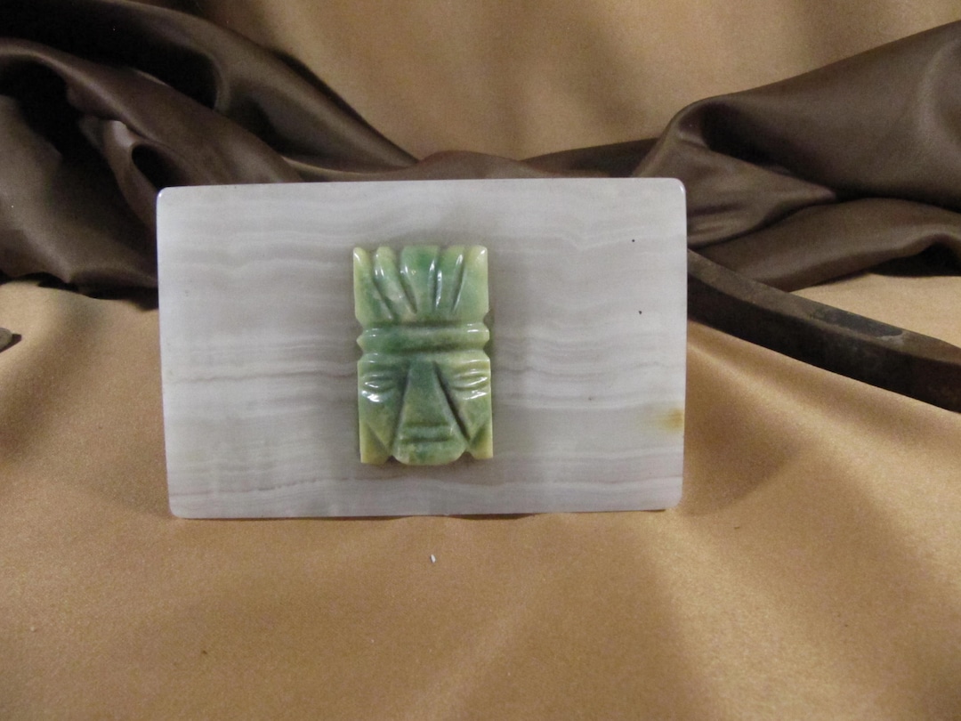 Aztec Onyx Box, Small Mexican Box, Decorative Keepsake, Jewelry Box ...