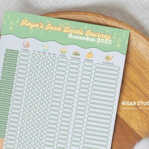 Ramadan 2025 Tracker for Kids Good Deeds Chart Islamic Activity Planner Ramadan Calendar and Fun Educational Printable for Muslim Families