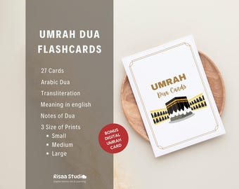 27 Umrah Duas Flashcards Lernen Dua Umrah Karten Printables Lernumrah Vorbereitung Anleitung Supplikation Umrah Karteikarten lernen