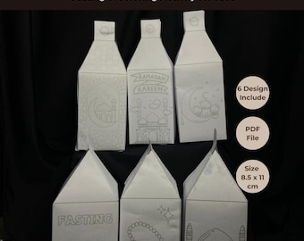 Ramadan Laterne Printable: DIY Malvorlagen für Kinder (Islamische Dekoration)