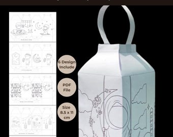 Ramadan 2026 Laterne Printable: DIY Malvorlage Basteln für Kinder (Islamische Dekoration)