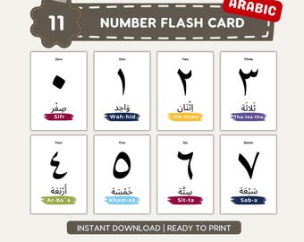 Arabische Zahlen Lernressource für Kinder zum Ausdrucken, Ausdruckbare Zahlen, Zahlen und Ziffern zum Ausdrucken