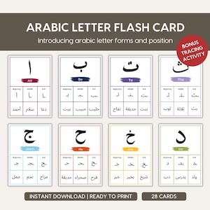 Schede didattiche alfabeto arabo bambini islamico educativo lettere arabe posizioni pratica scrittura apprendimento arabo schede didattiche arabo principianti