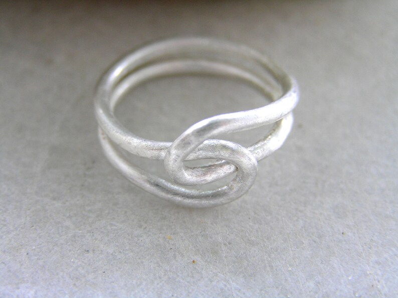 Unity Ring. Handmade Sterling Silver Ring. Interlocking Etsy