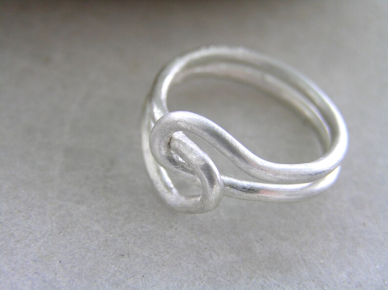 Unity Ring. Handmade Sterling Silver Ring. Interlocking Etsy