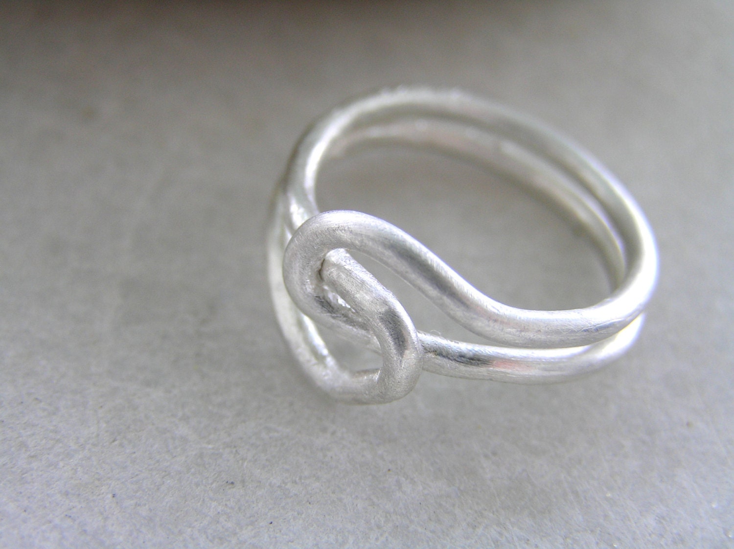 Unity ring handmade sterling silver ring interlocking etsy
