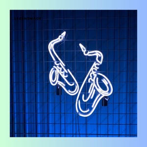 Saxophone Neon Sign, Jazz Club Led Sign, Music Band Led Light, Musical Instrument Neon Light, Music Show Studio Wall Art,Home Wall Decor