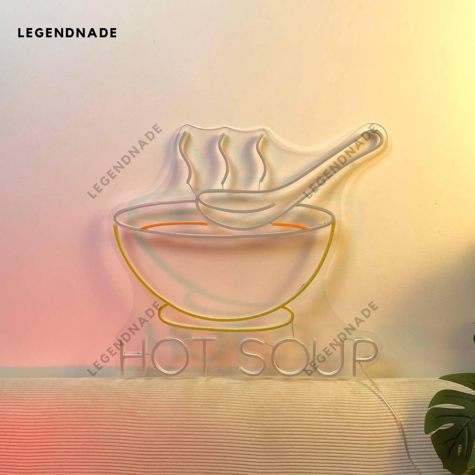 Soup Sign Led Hot Soup Neon Sign, Hot Soup Led Sign, Soup Bowl Led Light, Soup Food ...