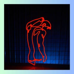 Sexy Man Neon Sign, Sexy Body Led Sign, LGBT Sexy Man Led Light, 6 Packs Man Neon Light, Room Wall Art Light, Gym Home Wall Decor