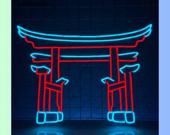 Torii Gate Neon Sign, Japanese Torii Gate Led Sign, Torii Gate Japan Led Light, Torii Gate Neon Light, Torii Gate Wall Art, Home Wall Decor