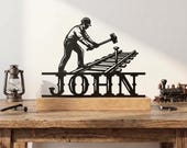 Railroad Table Decor, Railway Desk Decor, Train Office Decor, Railroad Worker Gift