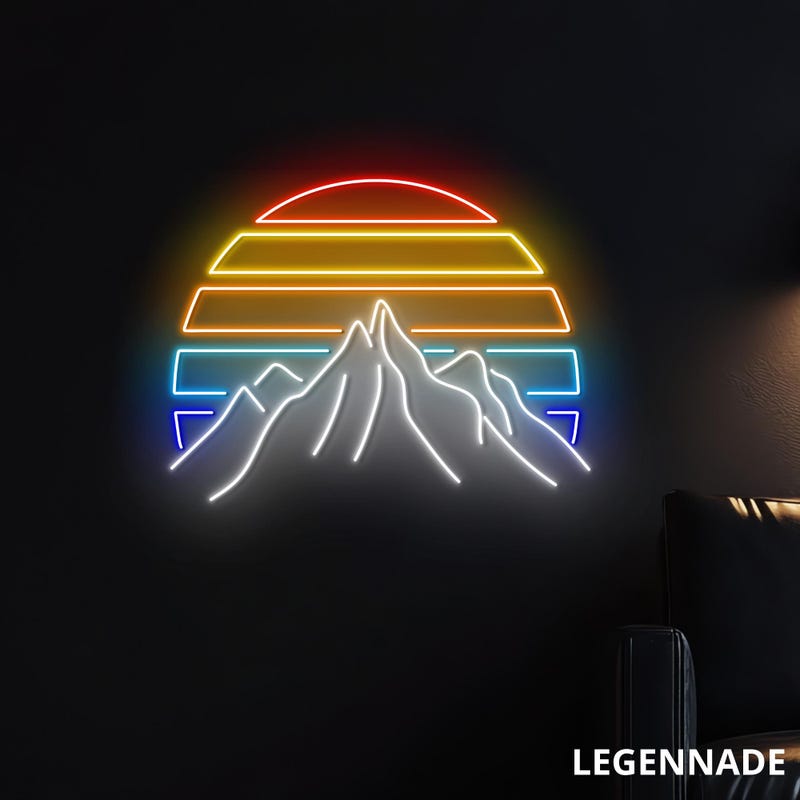 Sunset Neon Sign - Etsy
