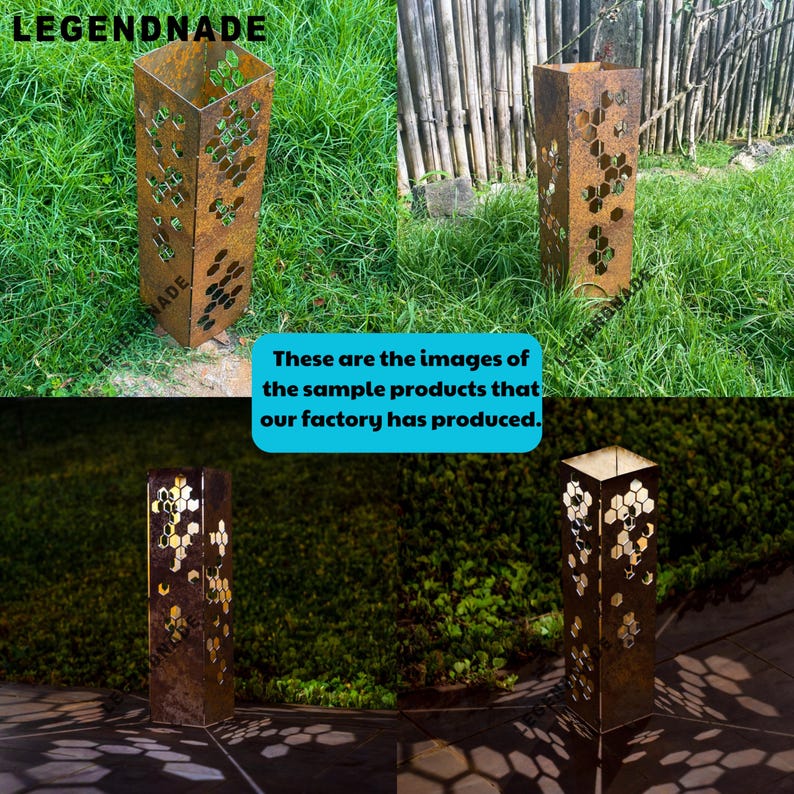 Custom Hedgehog Metal Garden Column, Woodland Backyard Decor, Forest ...