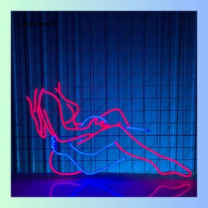 Sexy Couple Neon Sign, Cuddling Couple Led Sign, Sexy Girl Led Light, Sexy Man Neon Light, Room Wall Art Light, Couple Home Wall Decor