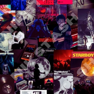 The Weeknd Poster: Retro Grunge Music Wall Art (Digital Download)