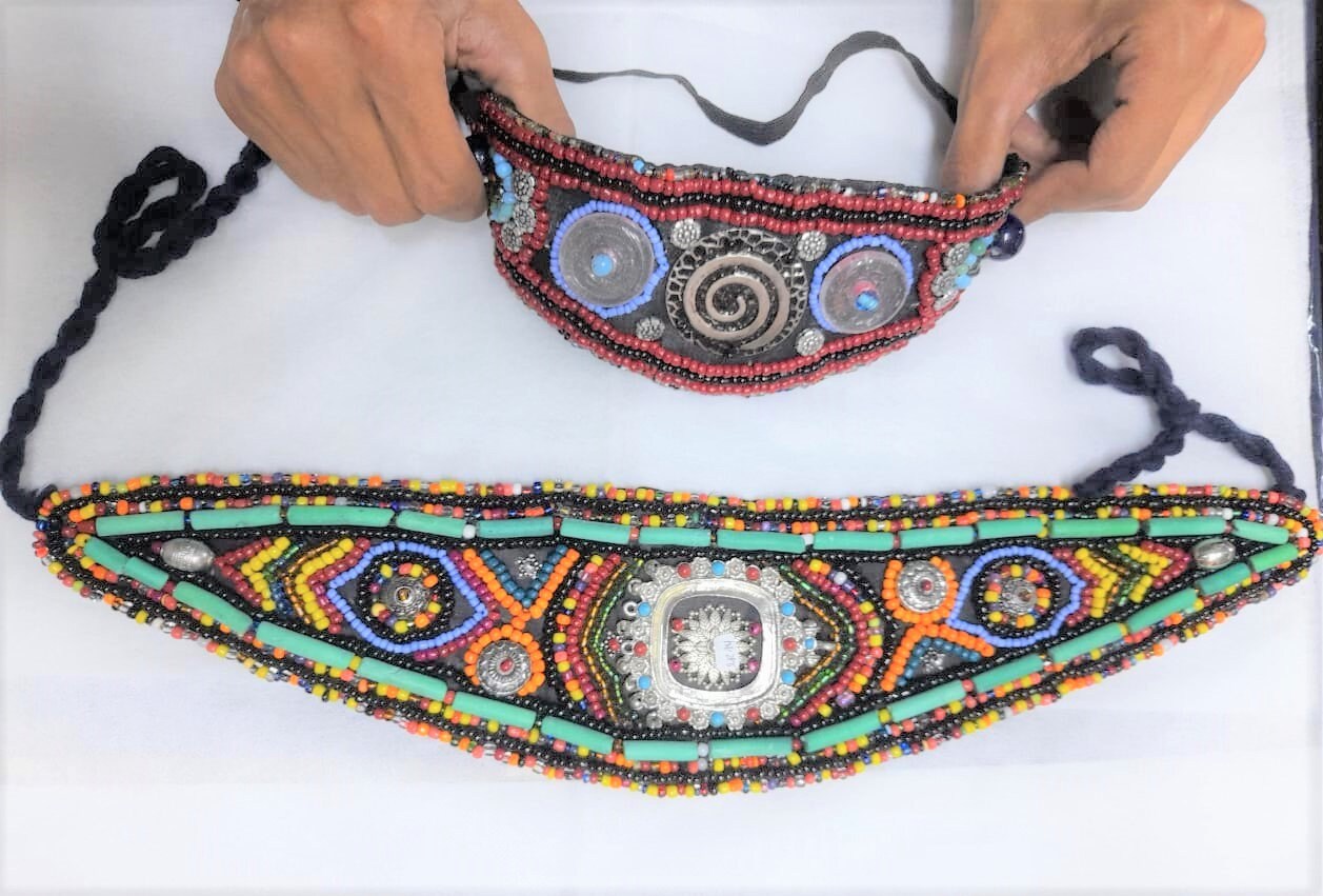 Hand crafted beads and metal Belt, 100% Moroccan Moroccan Belt - Etsy main image 3