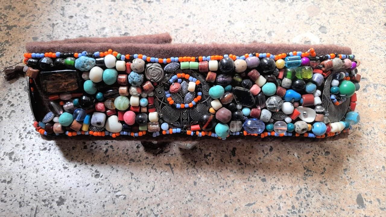 Hand crafted beads and metal Belt, 100% Moroccan Handmade Beaded Traditional Moroccan Belt - Etsy main image 4