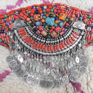 Moroccan belt Amazigh Handmade Beaded Traditional Moroccan Belt