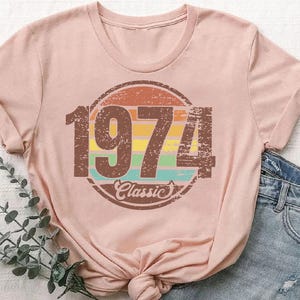 1975 Birthday T-Shirt: 50th Milestone Gift