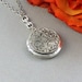 Irish Floral Locket Silver Locket Dark Silver Locket Photo Locket Weddings Brides Maids Sister Mother Daughter Anniversary Gift Locket