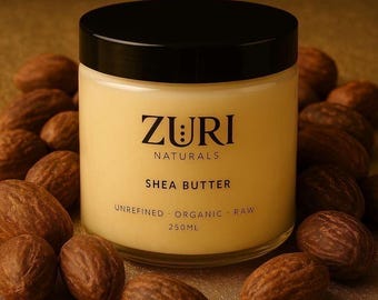 Shea Butter Organic Raw Unrefined (Glass)